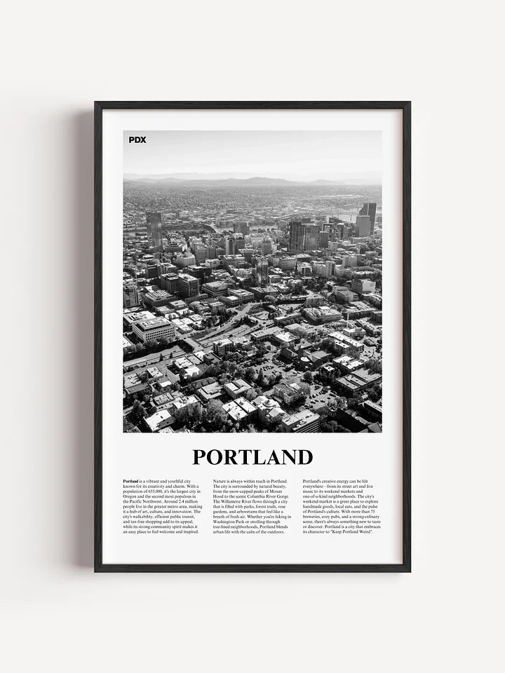 Portland 01 Newspaper Poster product image (1)