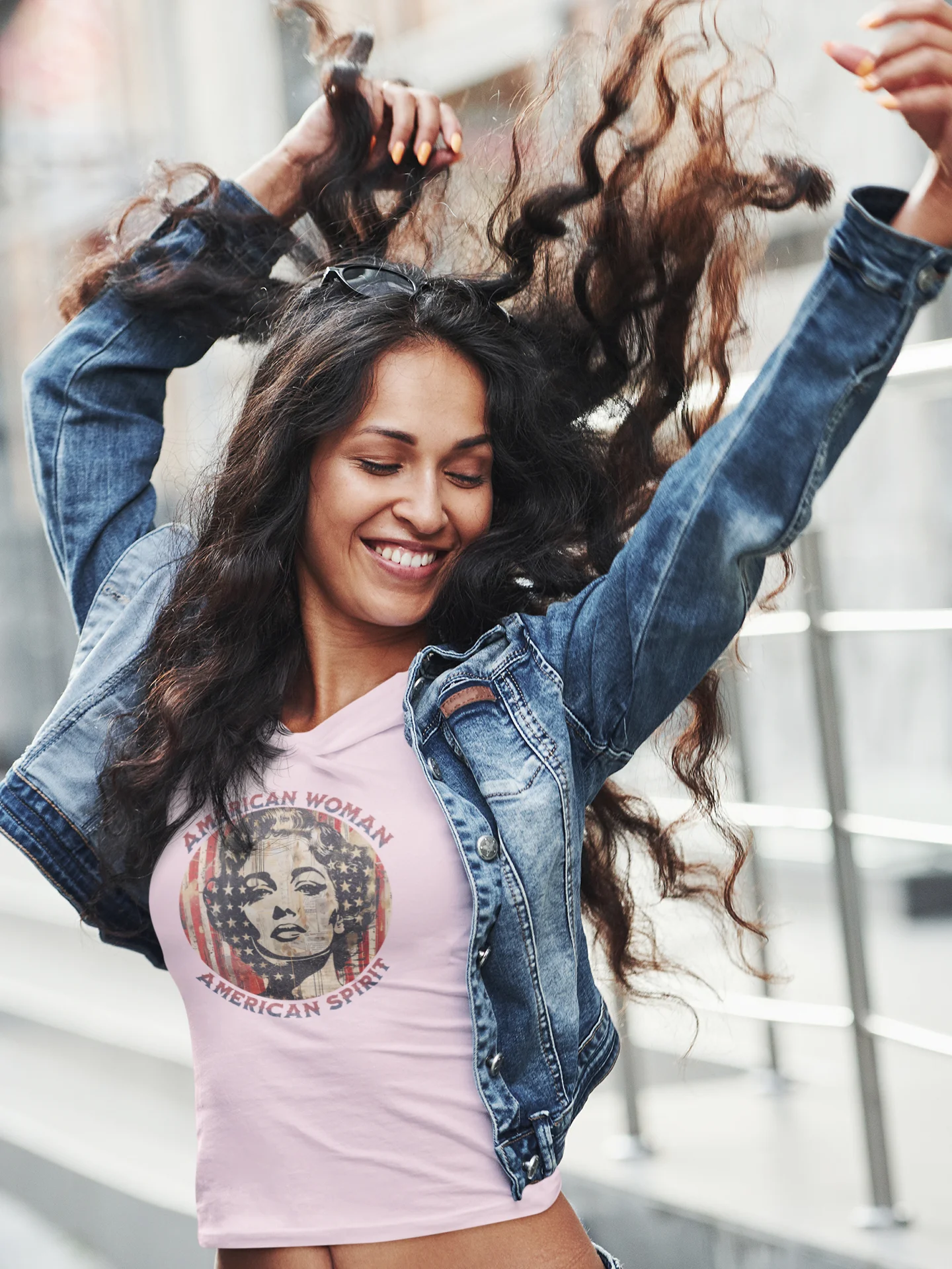 Patriotic Woman Vintage T-Shirt product image (83)