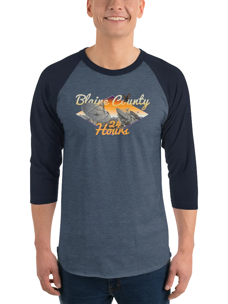 BC24 Sunset & Satellites Baseball Tee product image (1)