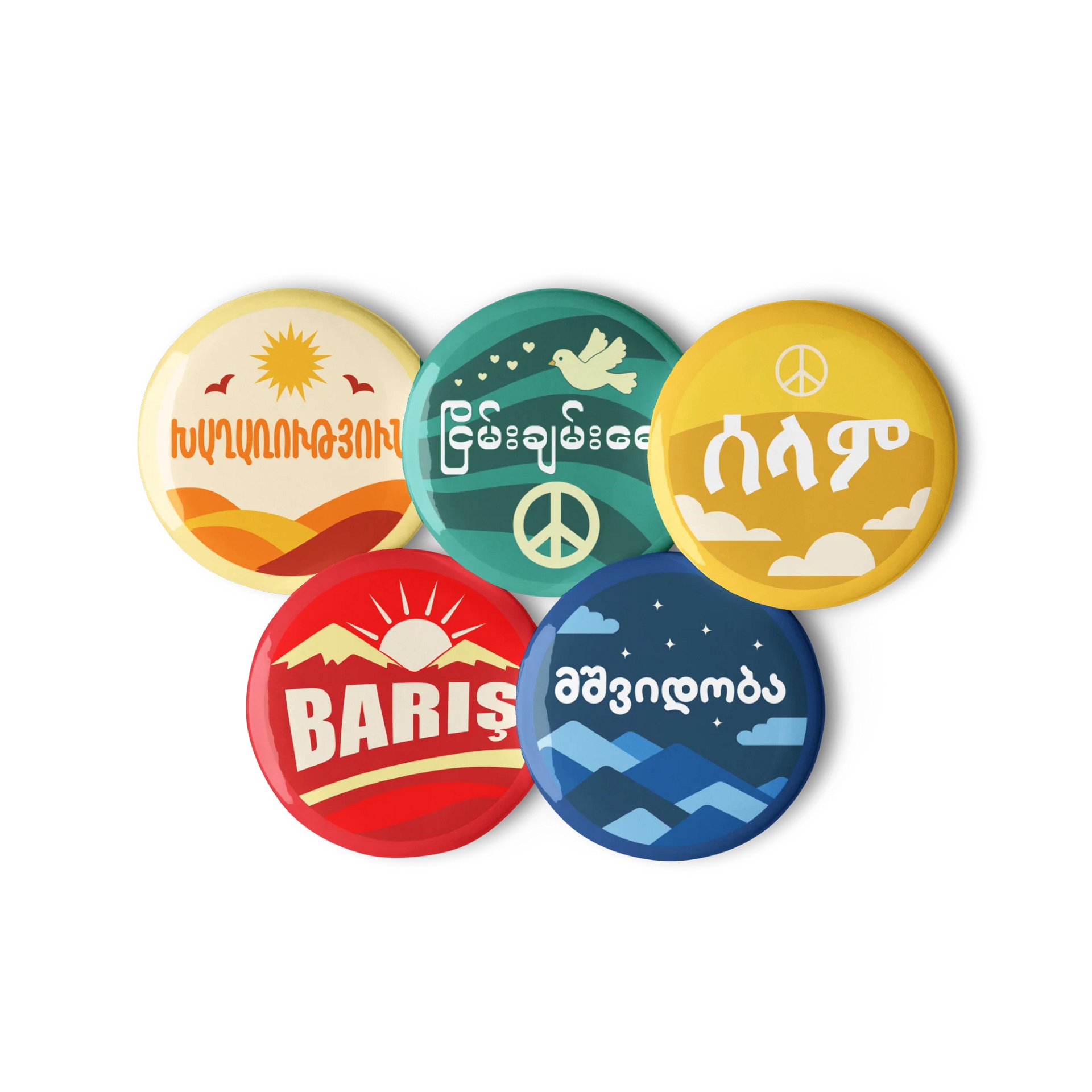 "Peace" in different languages - Pack 3 product image (1)