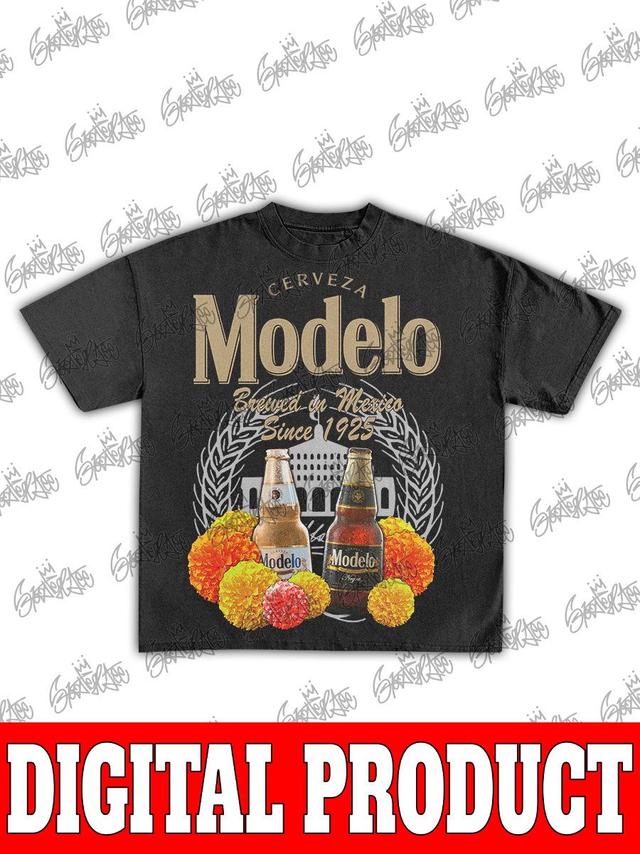Modelo Especial Cerveza "Fighting Spirit" Brewed in Mexico Vintage Bootleg Graphic product image (1)