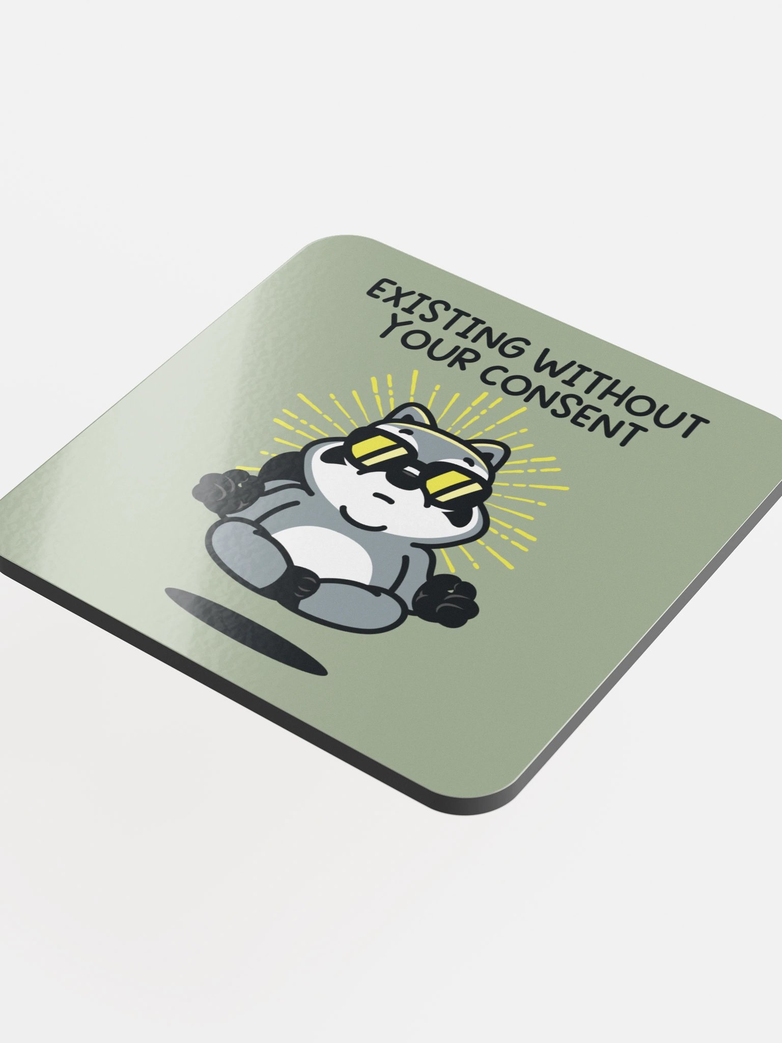 Existing Without Your Consent Coaster product image (4)