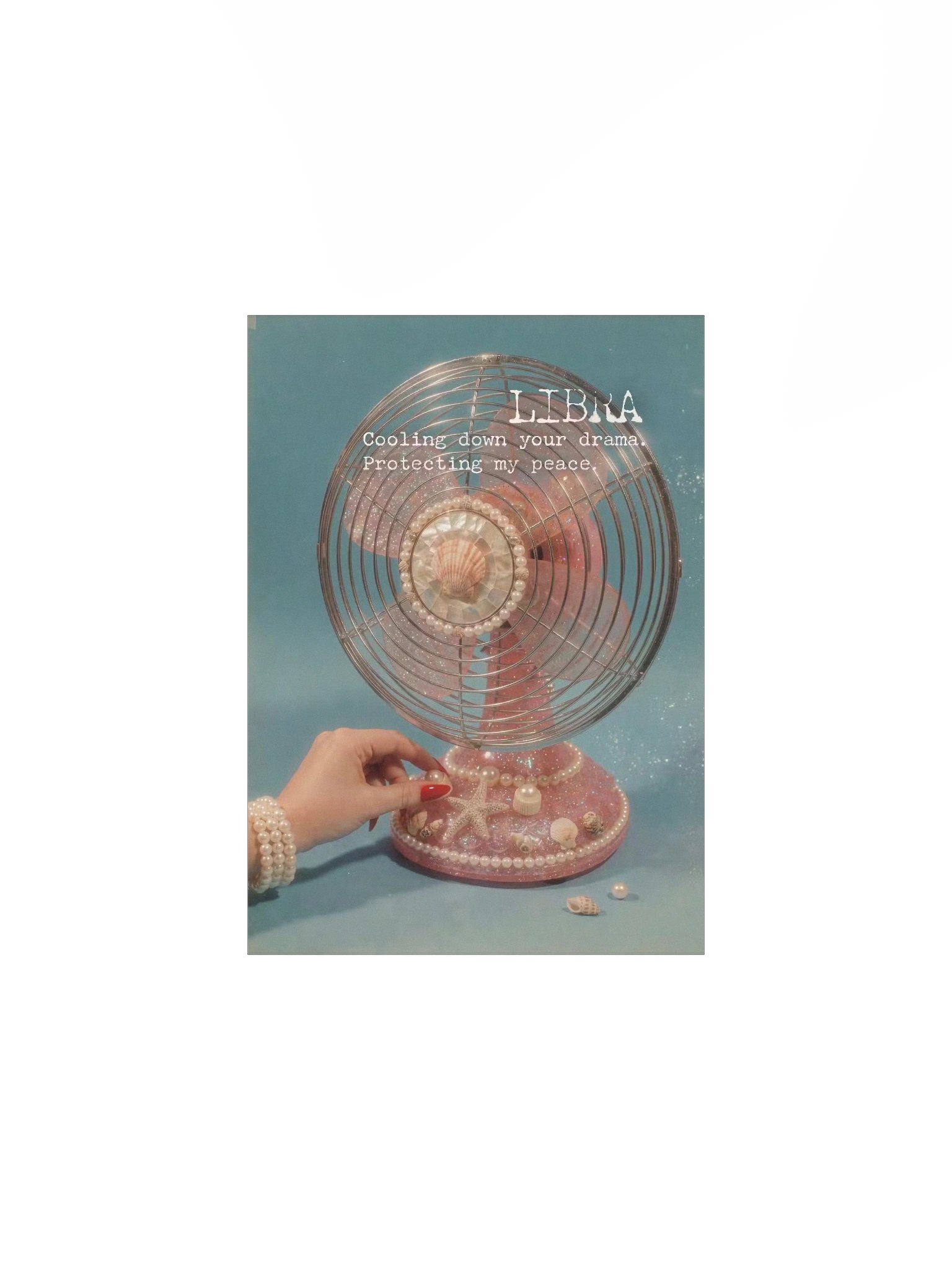 Libra Mermaid Zodiac Print product image (1)
