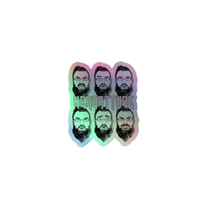 Nerd Holo Sticker product image (1)
