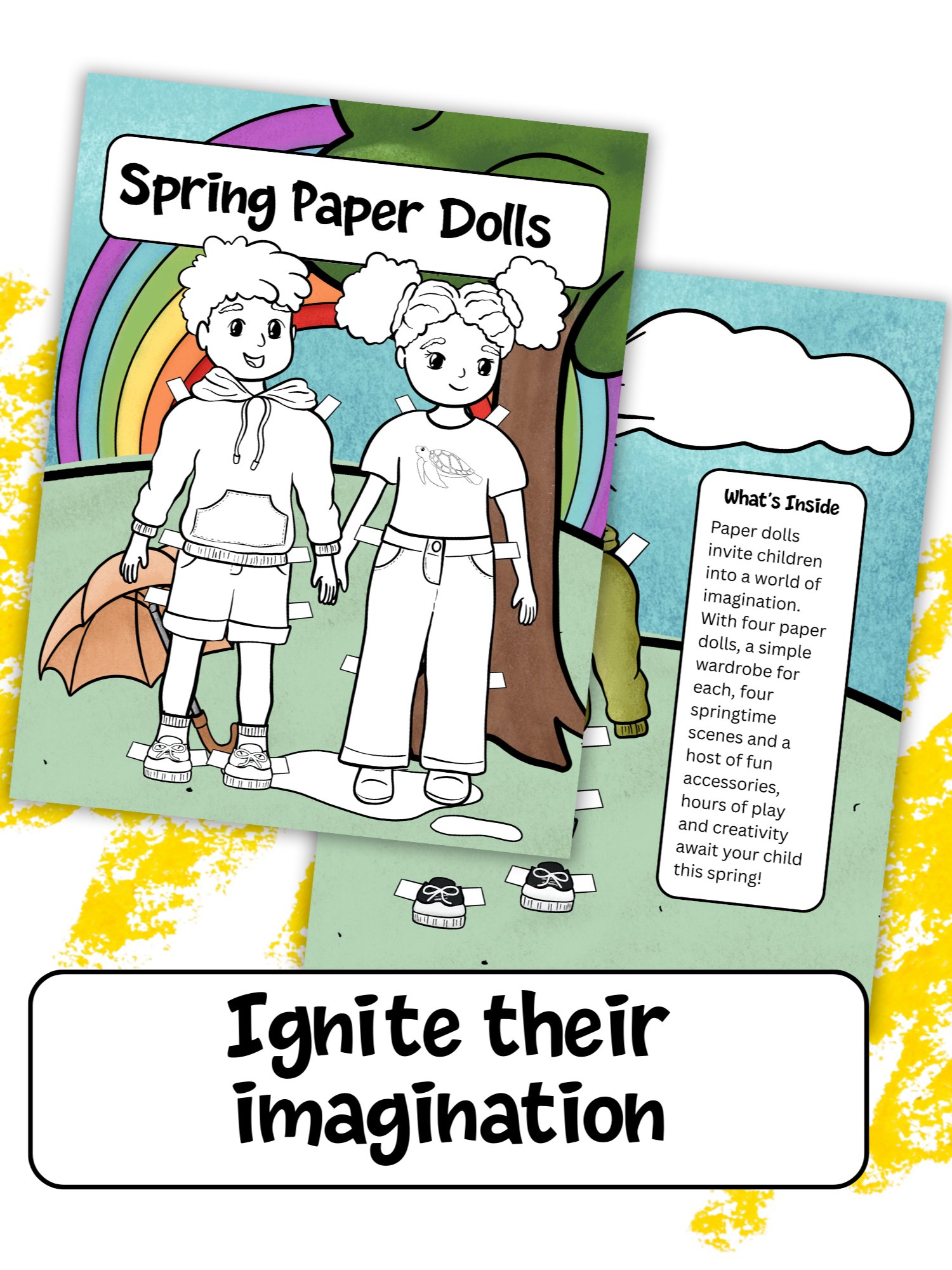 Spring Paper Dolls product image (1)