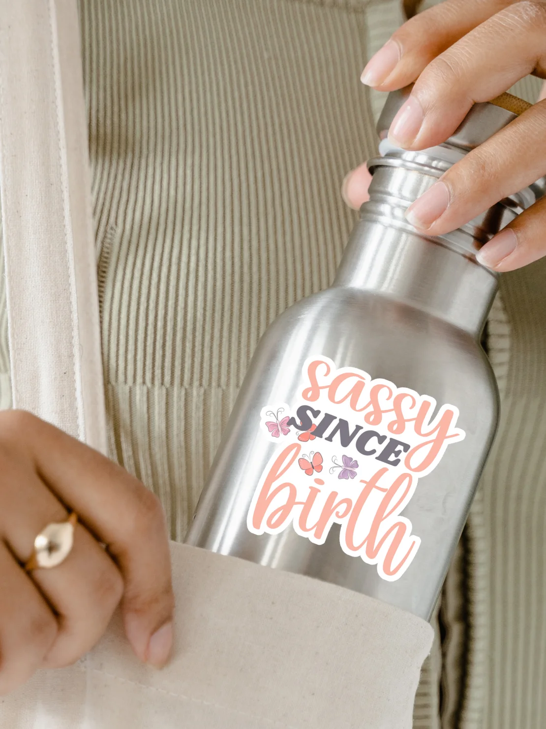 Sassy Since Birth Sticker product image (1)