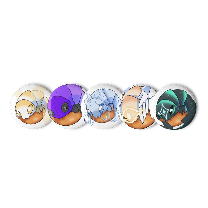 Chatpod Gacha series Buttons product image (1)