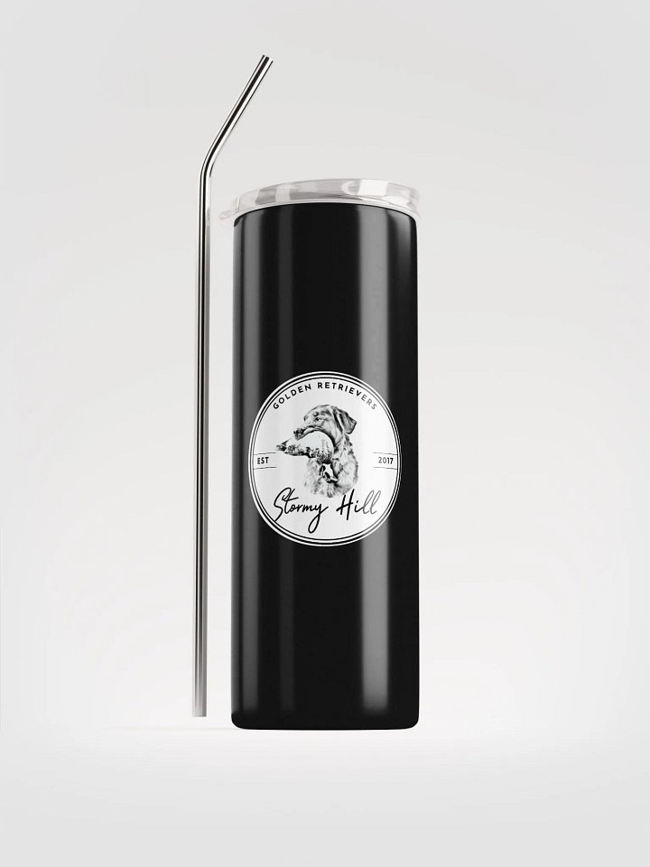 Stainless steel logo tumbler product image (1)