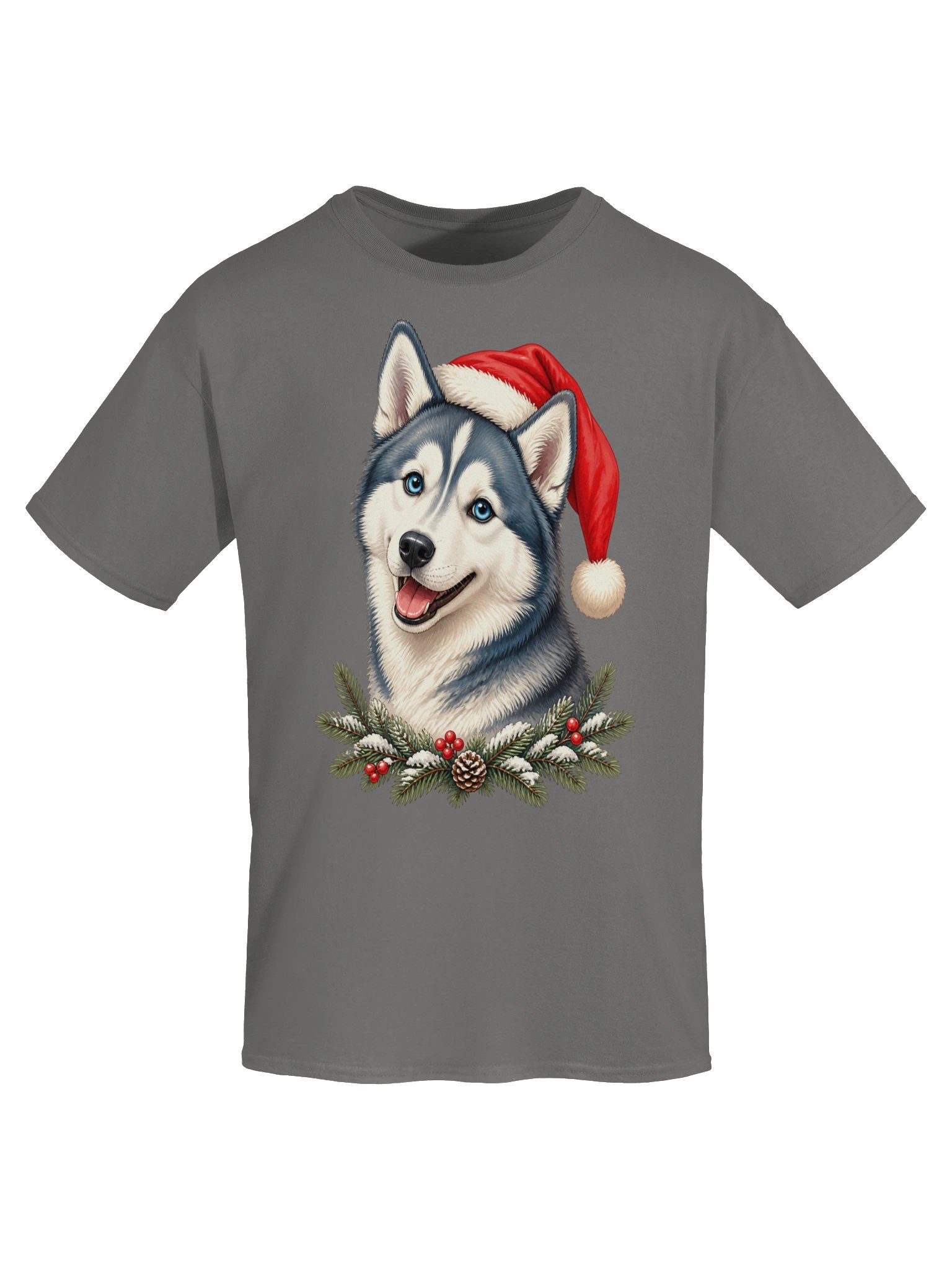 Husky Santa T-Shirt product image (25)