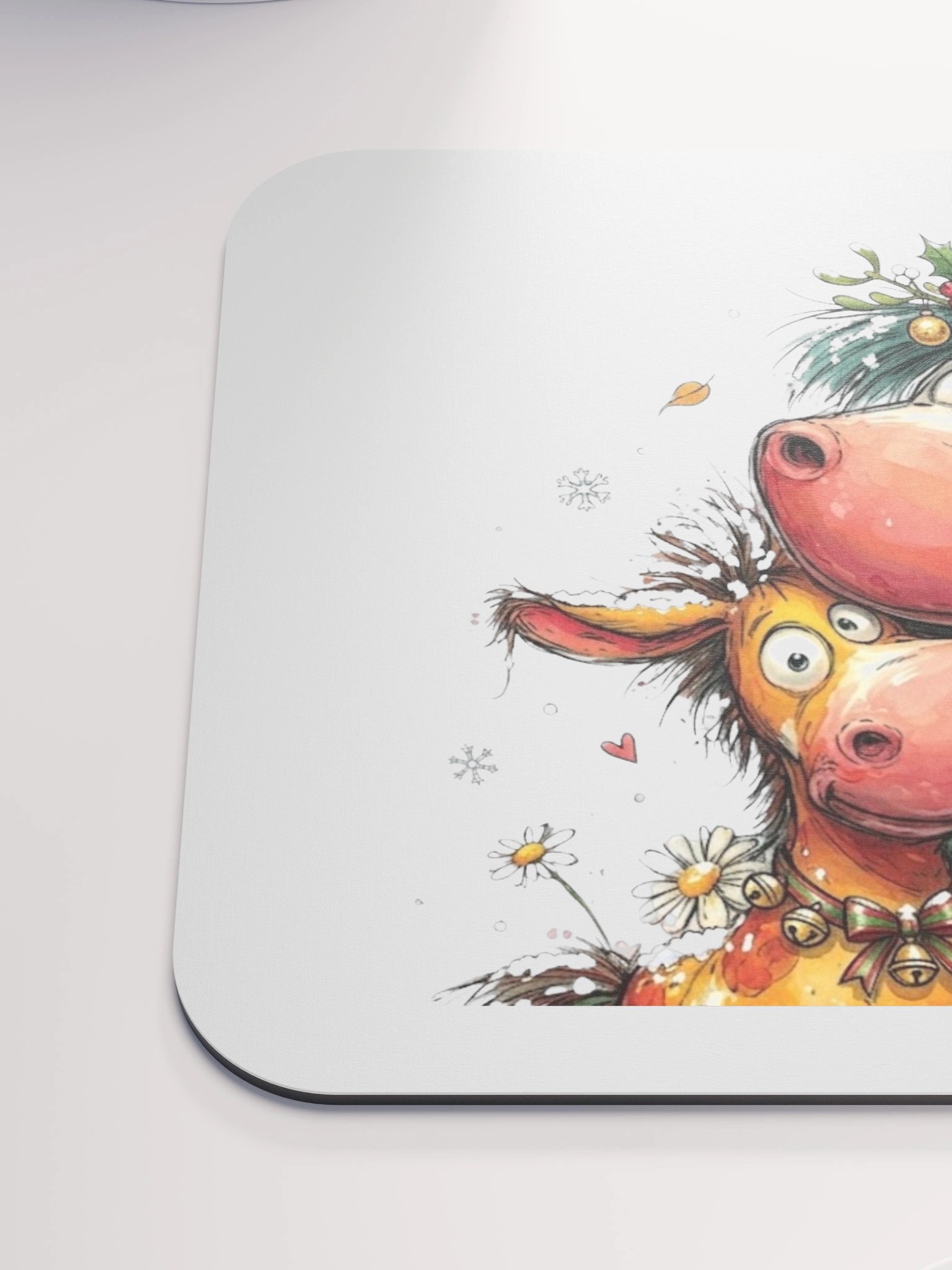 Whimsical Christmas Horses Mouse Pad product image (6)