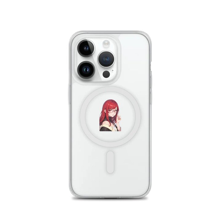 (RED WAIFU) K Clear Case for iPhone product image (2)