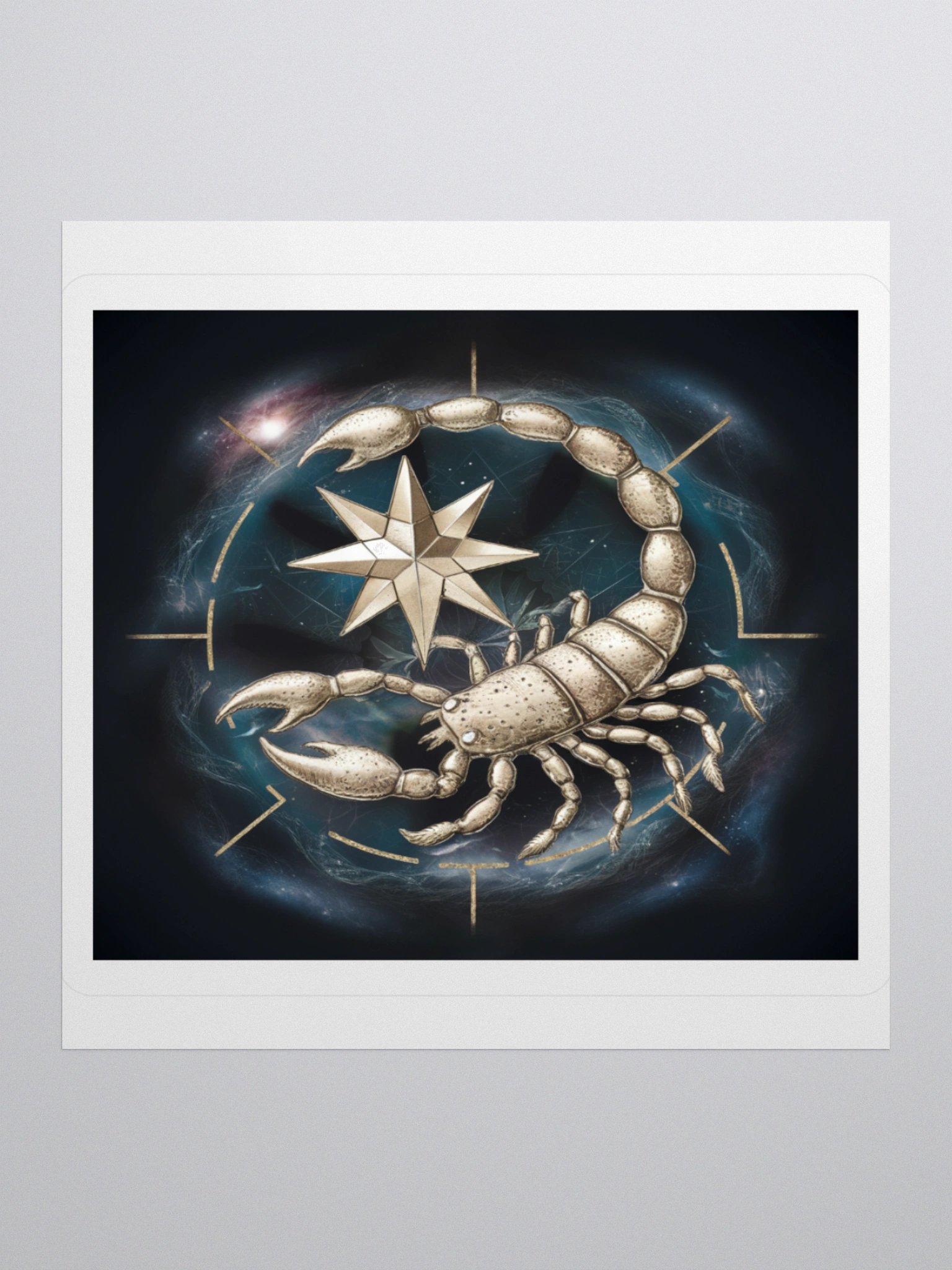 Scorpio Zodiac Sticker - Exclusive Celestial Design | TDS Music product image (2)