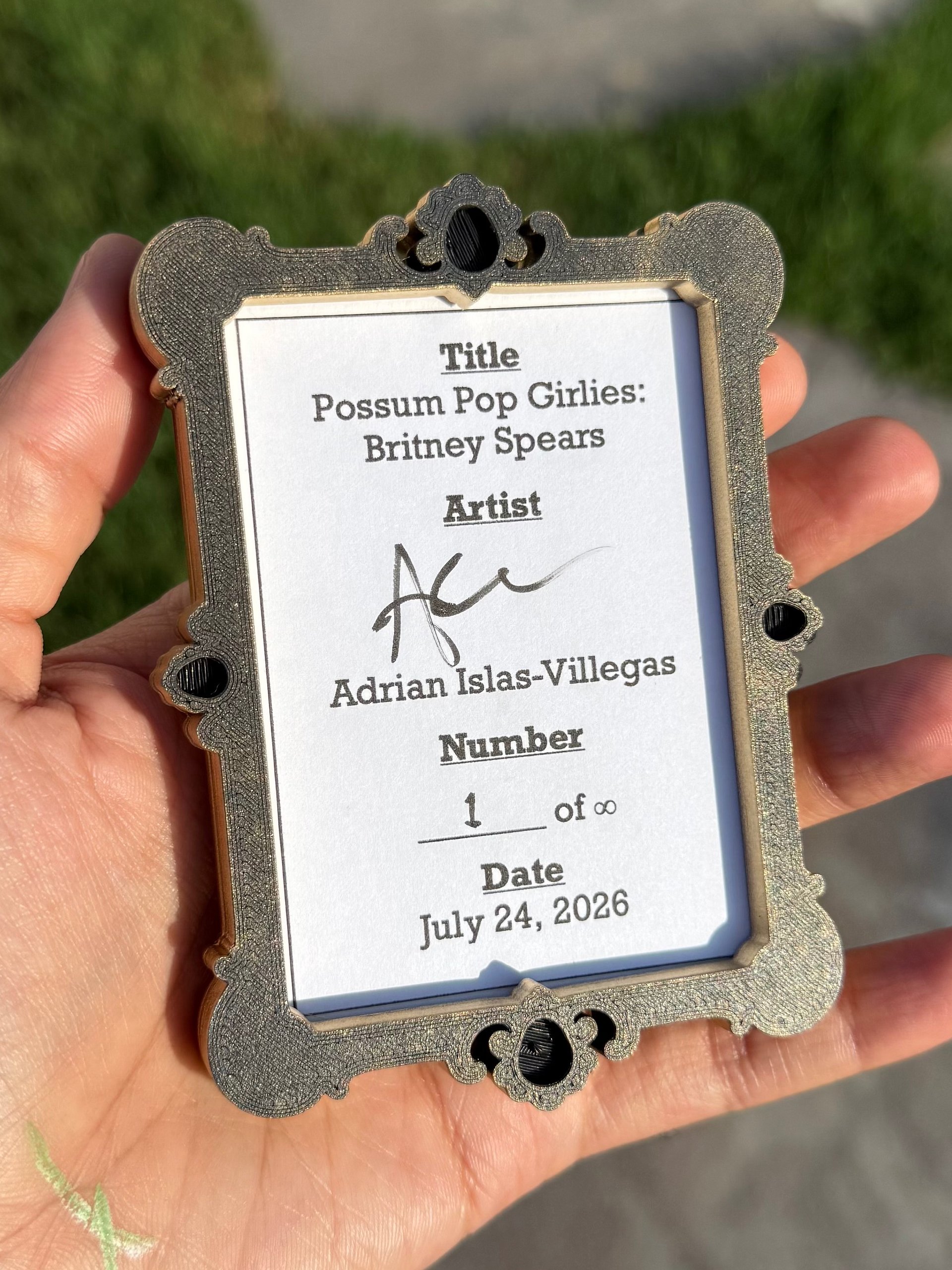 Baroque ACEO Frame (Gold) product image (4)