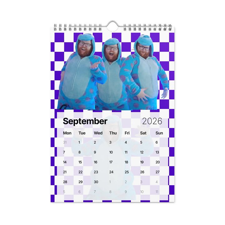 2026 Onesie Calendar product image (2)