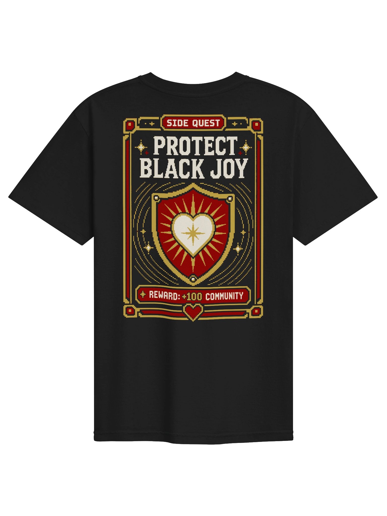 "Side Quest: Protect Black Joy" Heavyweight Tee product image (2)