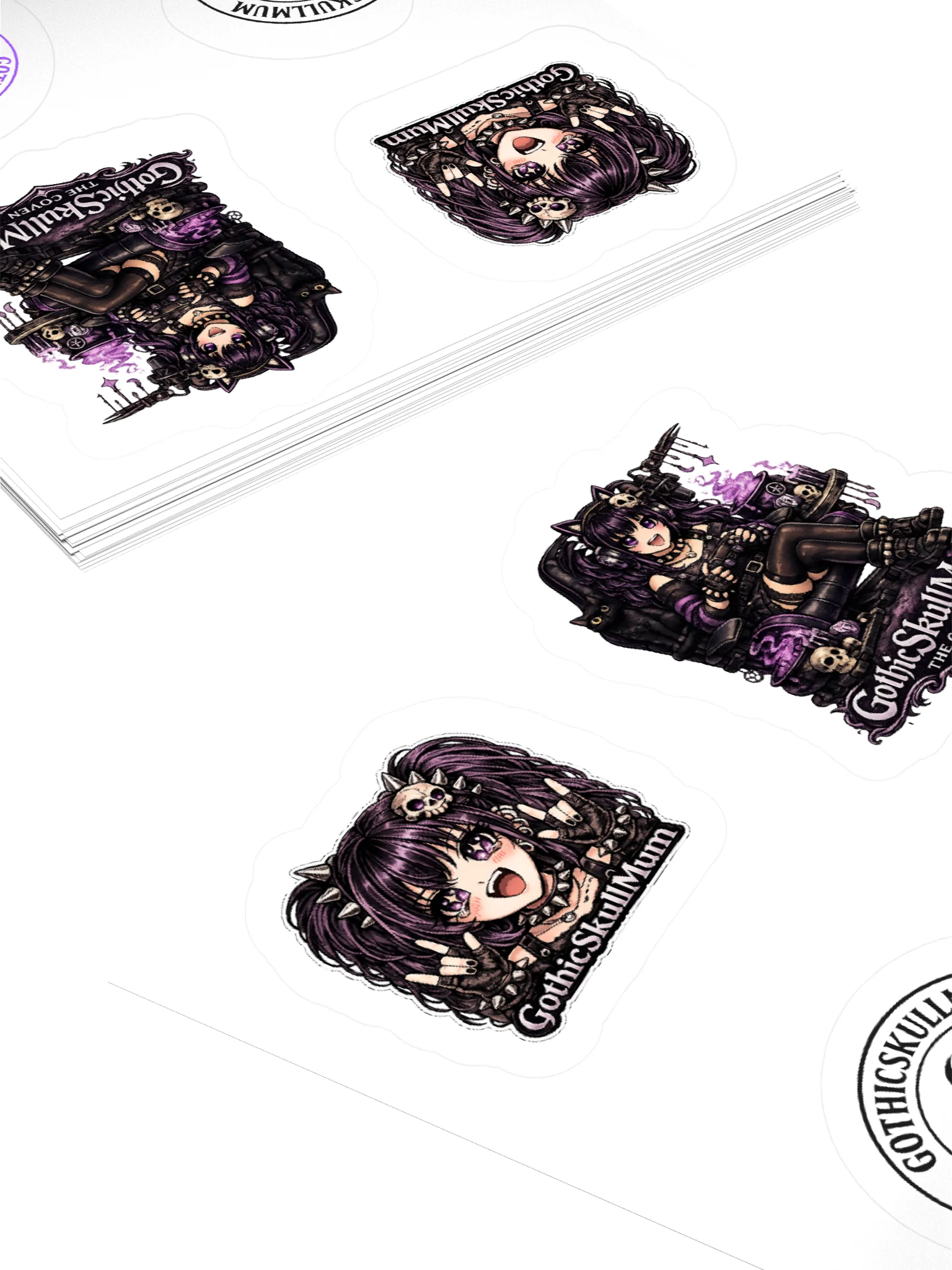 GothicSkullMum Stickers product image (11)