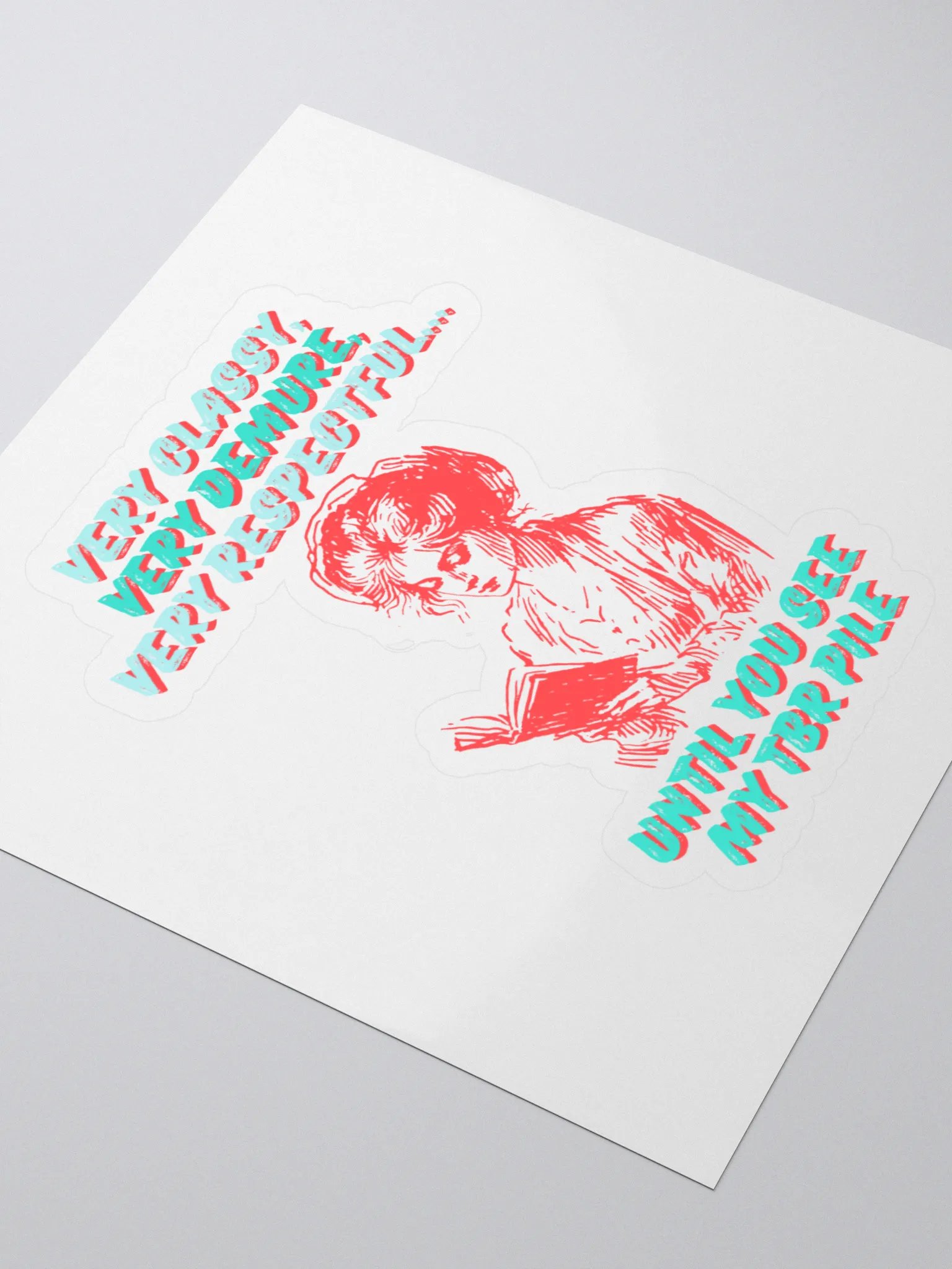 TBR Pile Kiss-Cut Sticker product image (3)