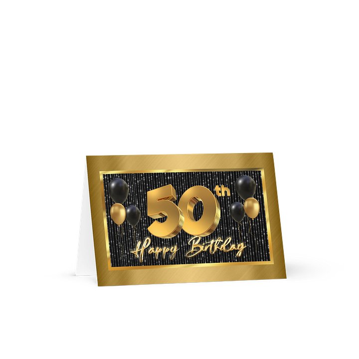 Happy 50th Birthday Card / Invitation product image (1)