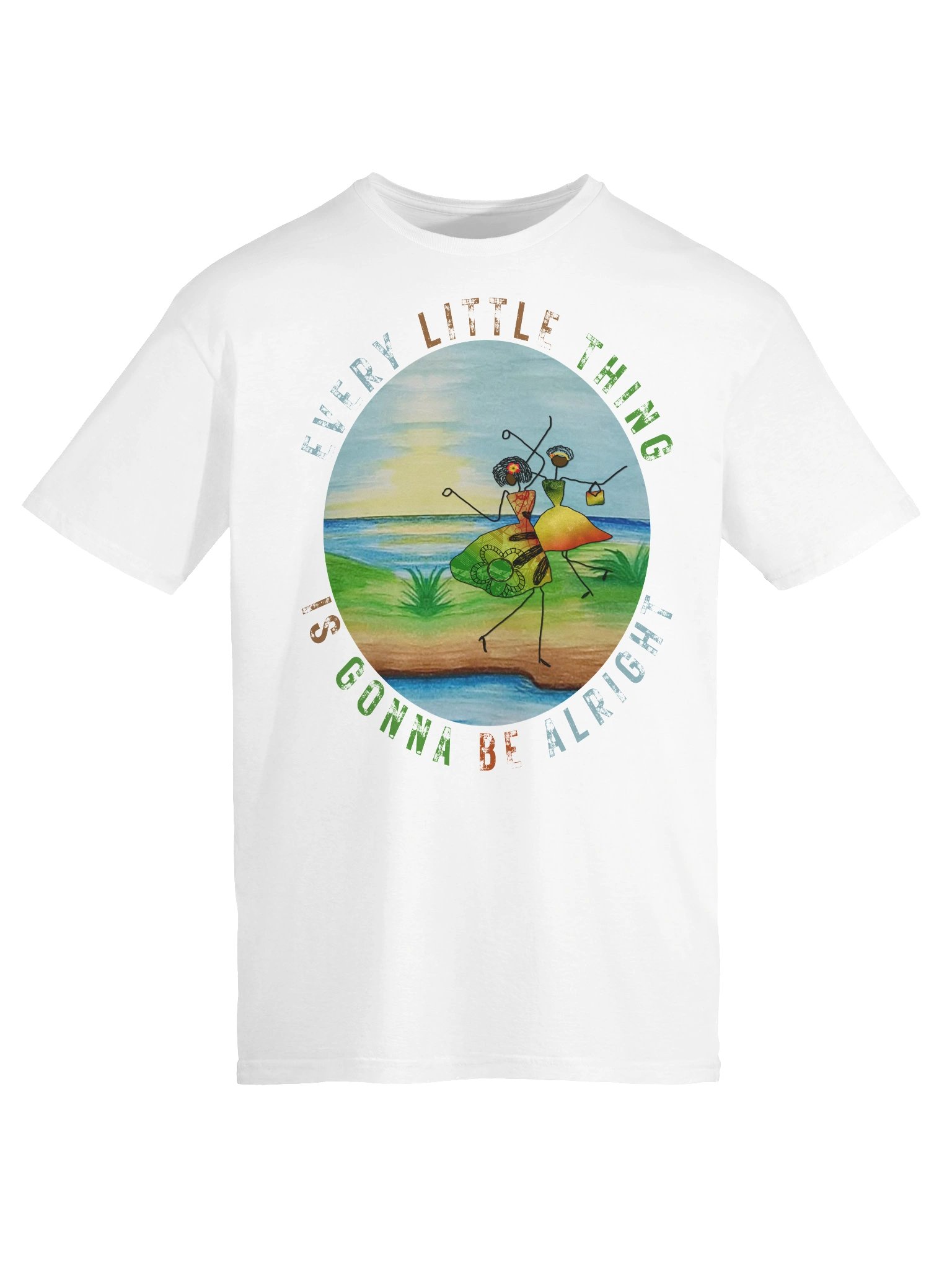 Every little thing is gonna be alright; Bob Marley Lyrics, T-Shirt product image (5)