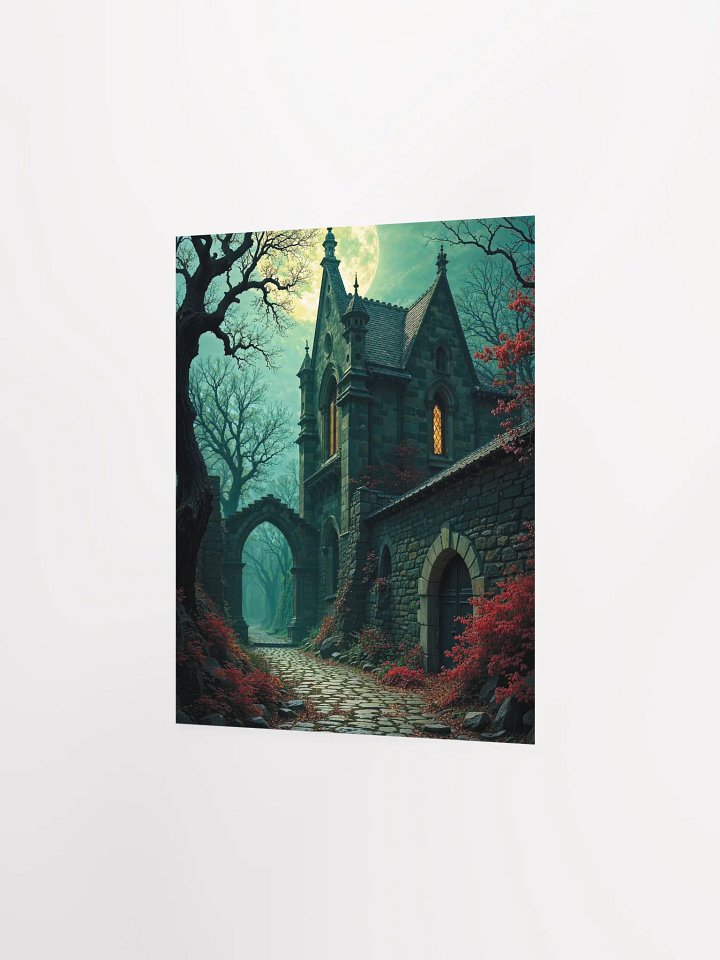 Moonlit Gothic Manor Poster product image (10)