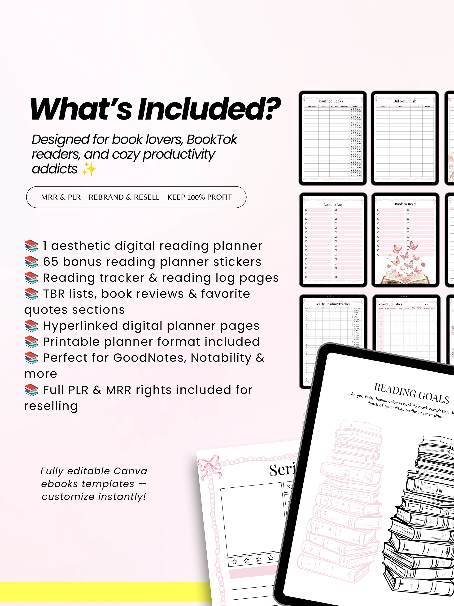 Digital Reading Planner product image (5)