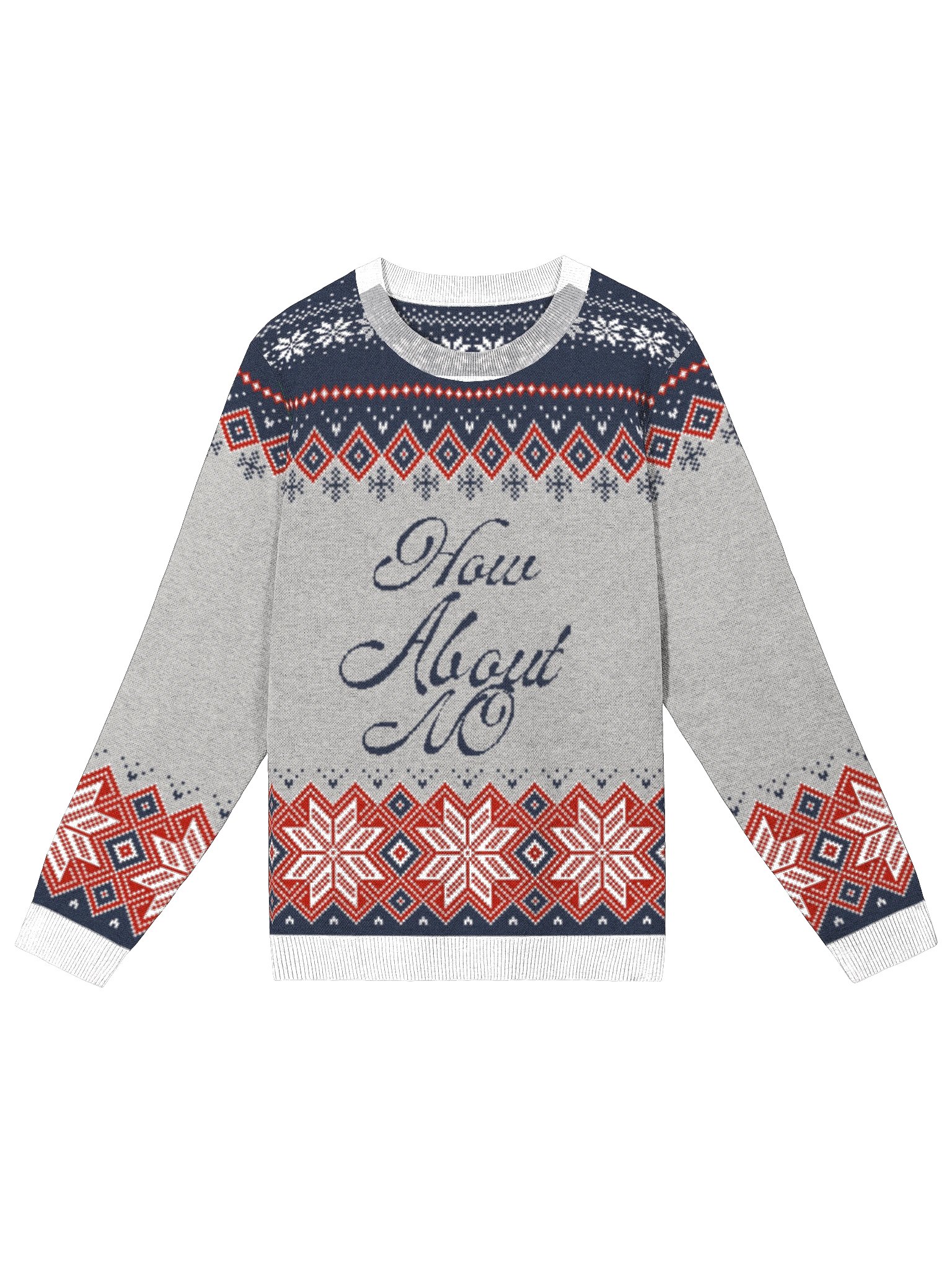 How about no | Knitted Crewneck Sweater Relaxed Fit product image (1)