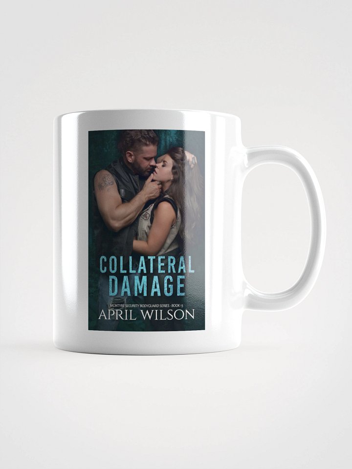 White Ceramic Coffee Cup - Collateral Damage product image (1)