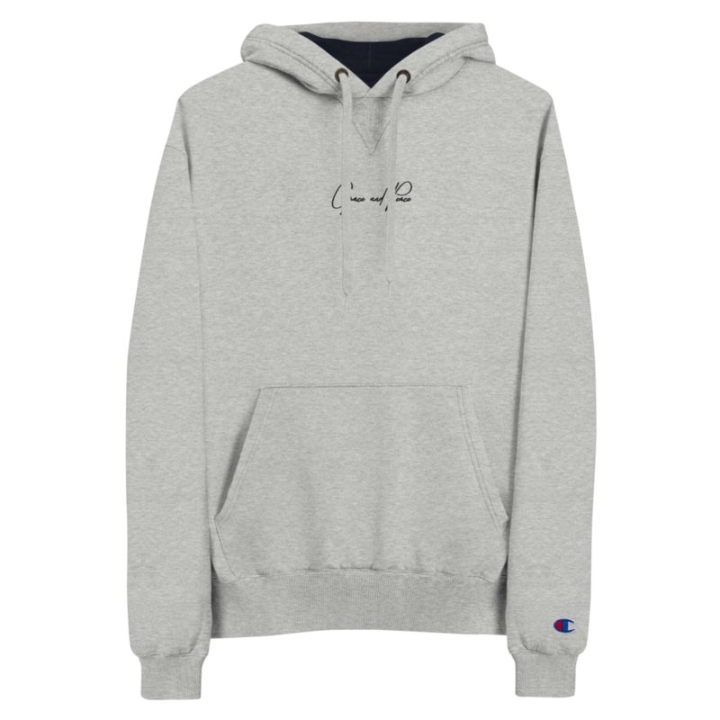 Grace and Peace Hoodie (Light Steel) product image (2)