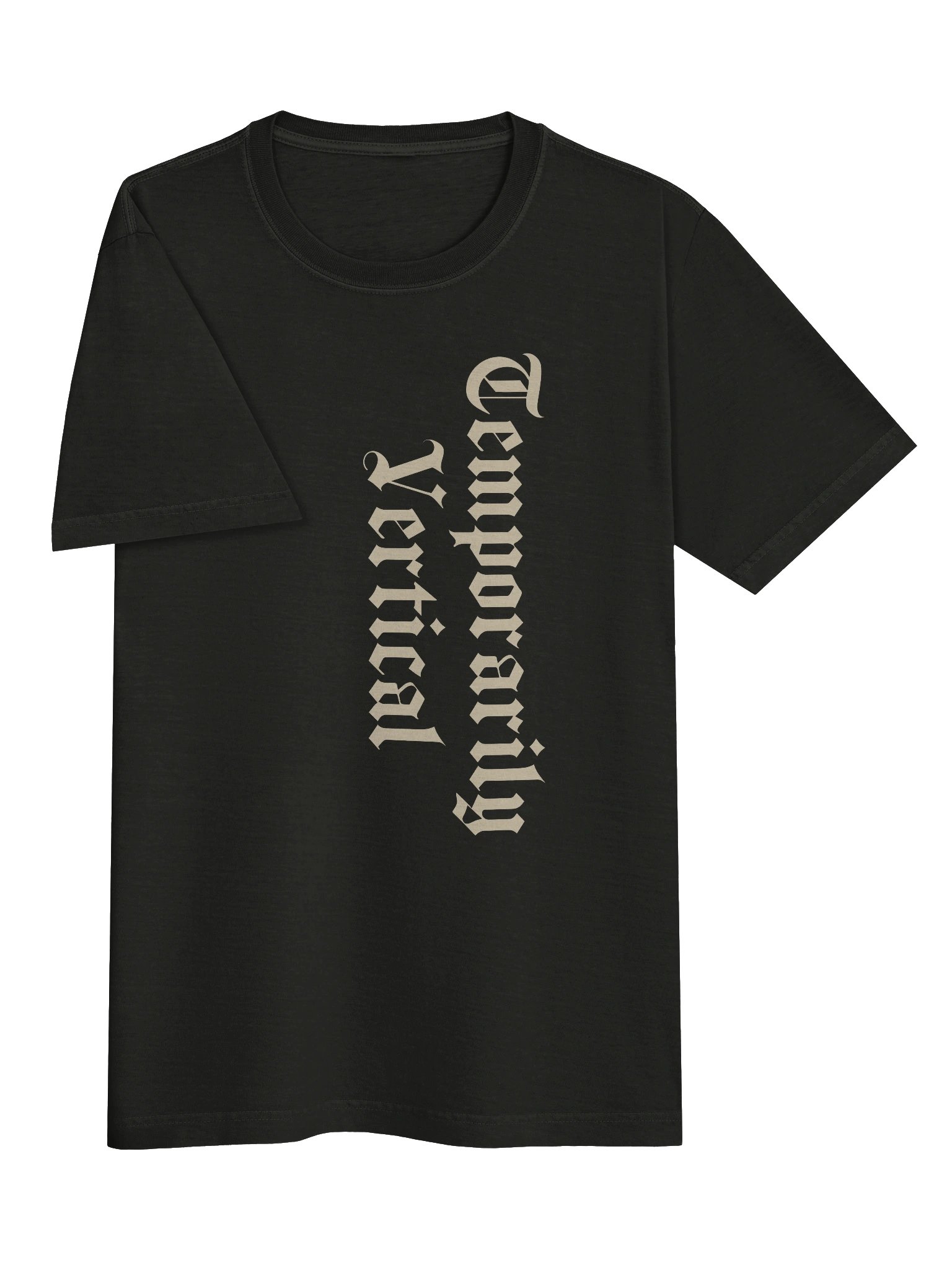 Temporarily Vertical Shirt | Dark Humor Chronic Illness Tee | Double-Sided Invisible Illness Shirt product image (3)