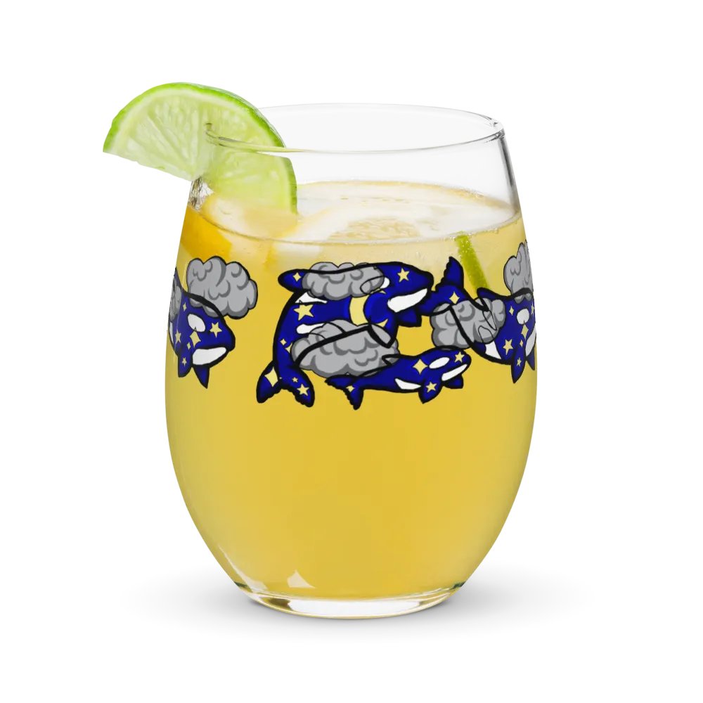 midnight orca stemless wine glass product image (12)