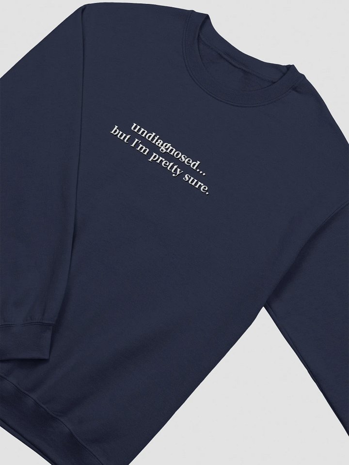 "undiagnosed... but" - Campy Crewneck (Embroidered) product image (1)