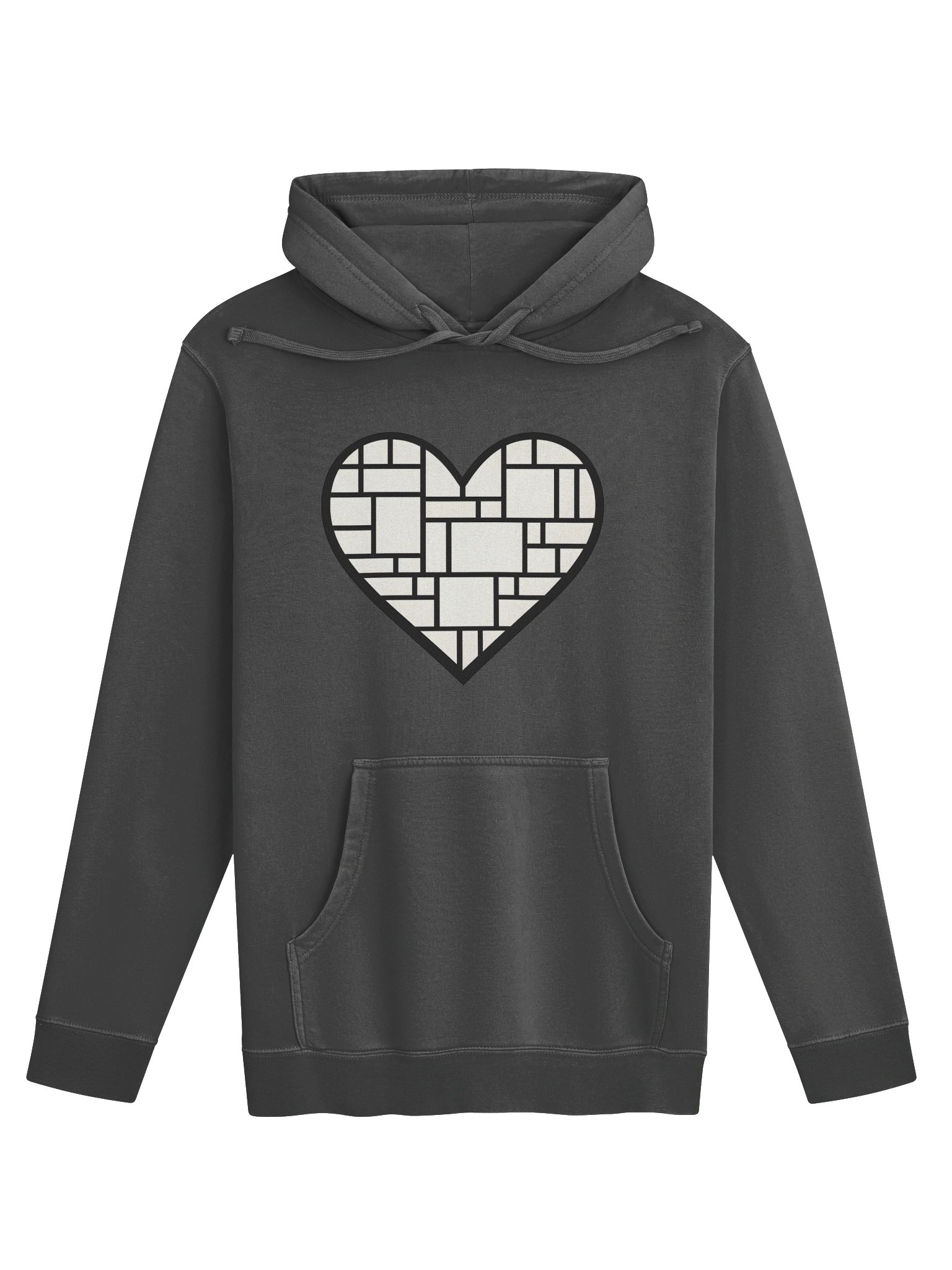 Simple Heart Pigment-Dyed Hoodie - California Dept. of Love product image (1)