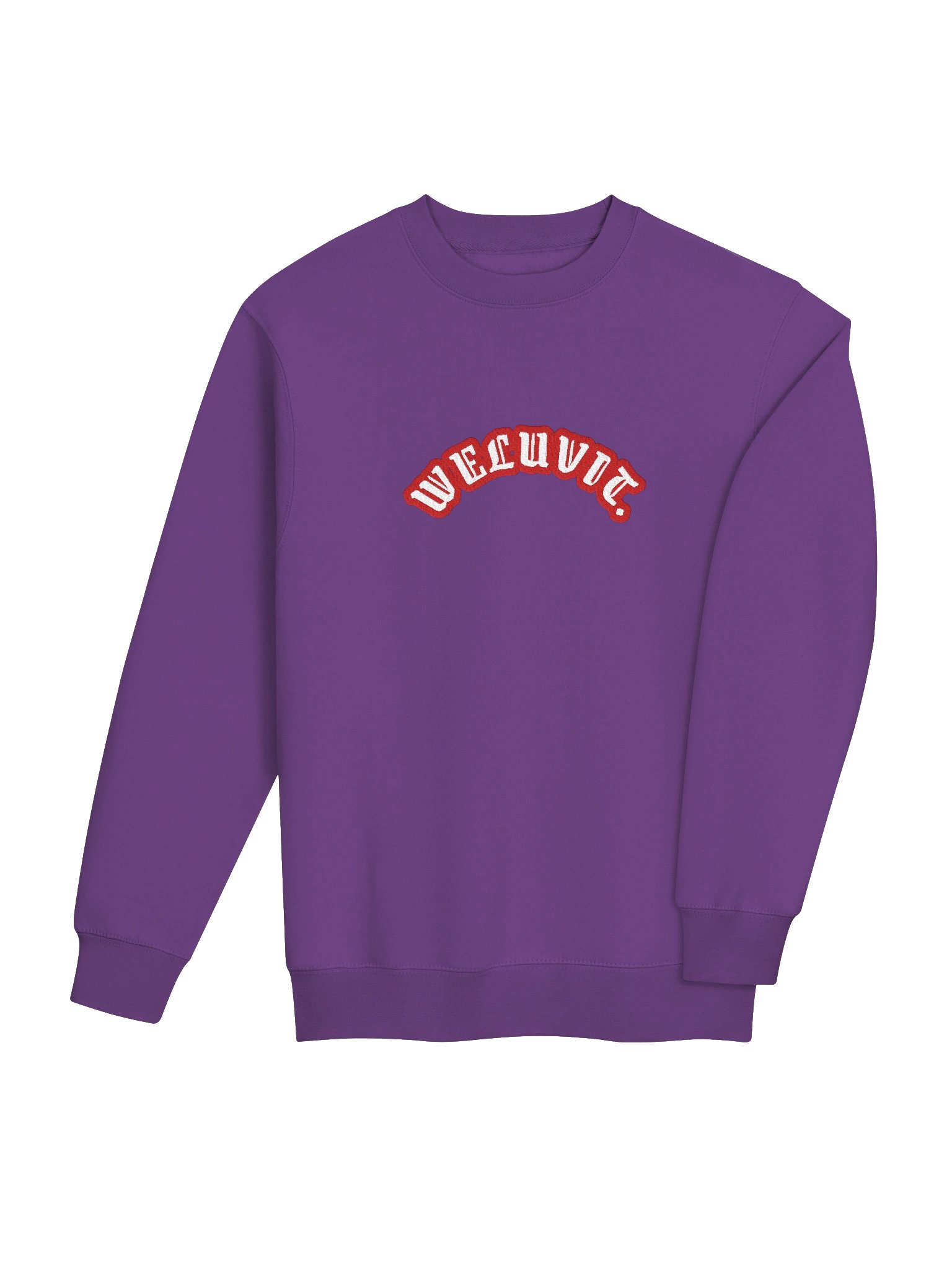 WELUVIT Embroidered Crew Neck Sweatshirt product image (16)