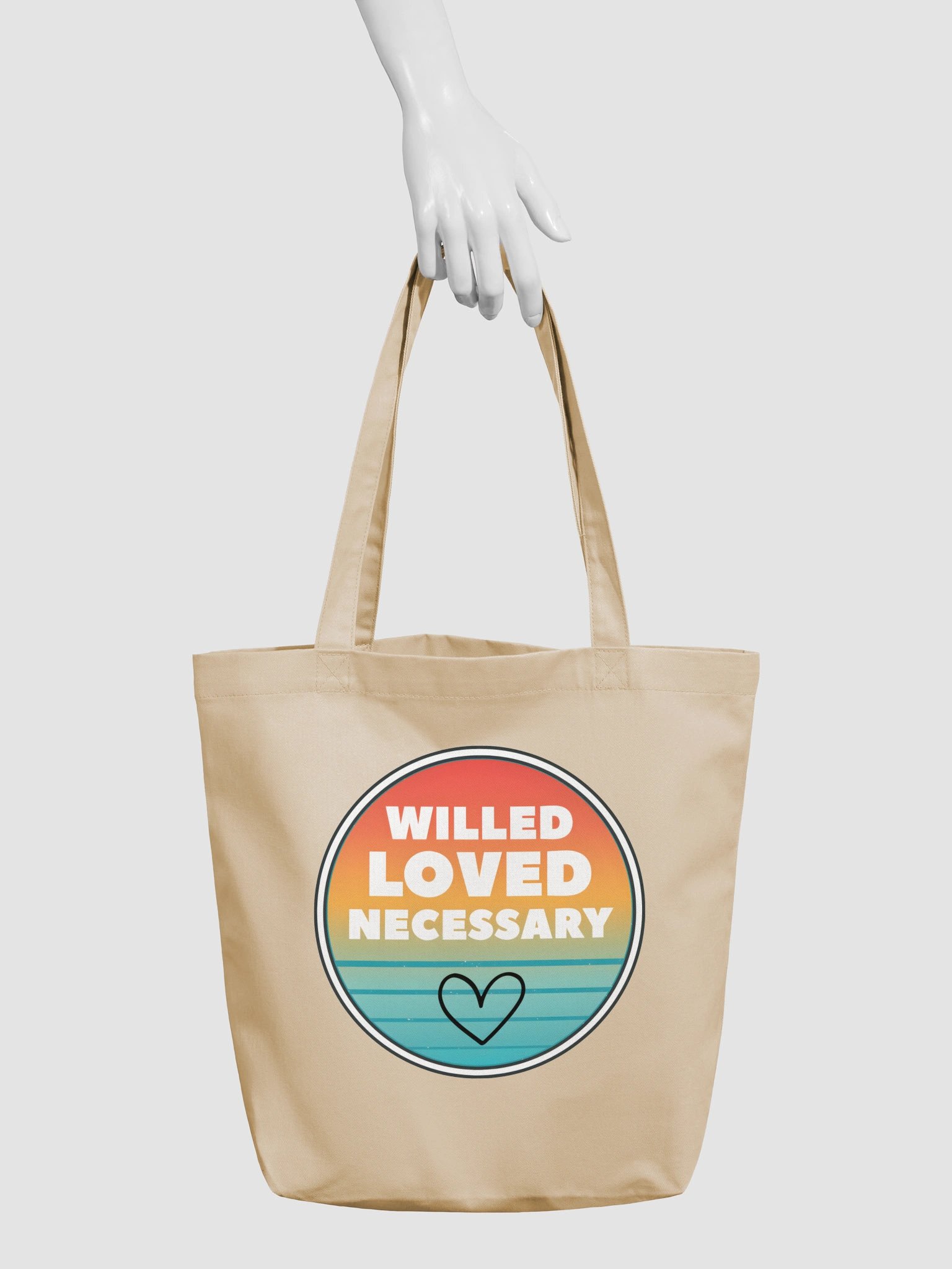 Willed, Loved, Necessary Tote Bag product image (3)