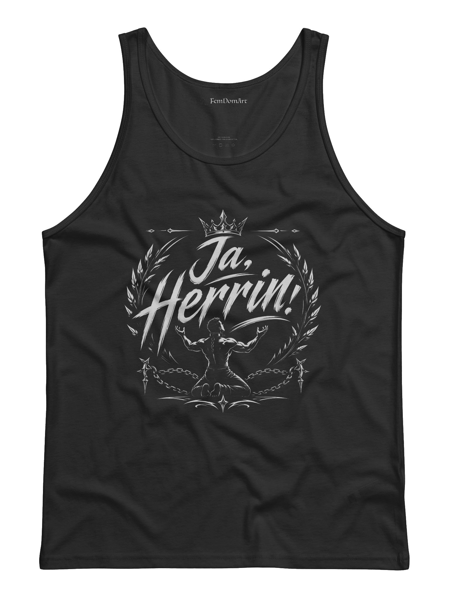 Ja, Herrin! – Geboren, um zu dienen | Dominantes Jersey Tank Top product image (3)