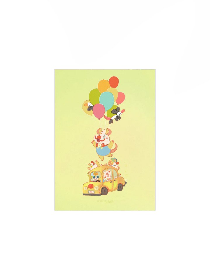 Clown Possum Print product image (2)