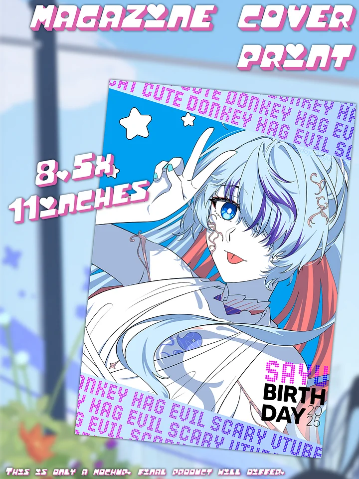 Sayu Sincronisity Birthday 2025 Magazine Cover-Style Print product image (1)