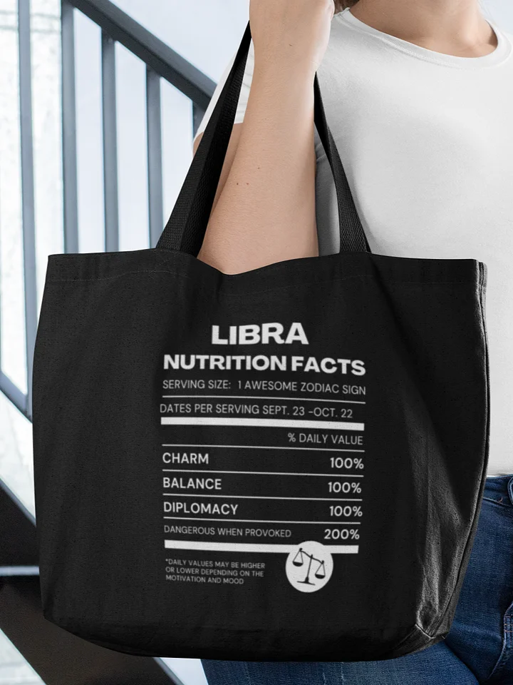 Libra Nutrition Facts Tote product image (1)