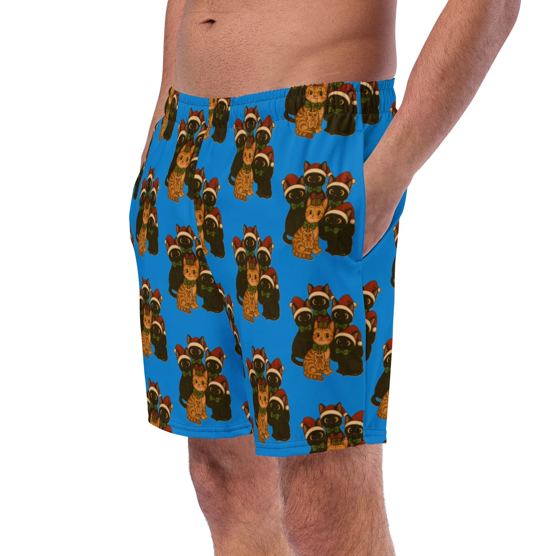 Cat brigade winter Swim Trunks product image (2)
