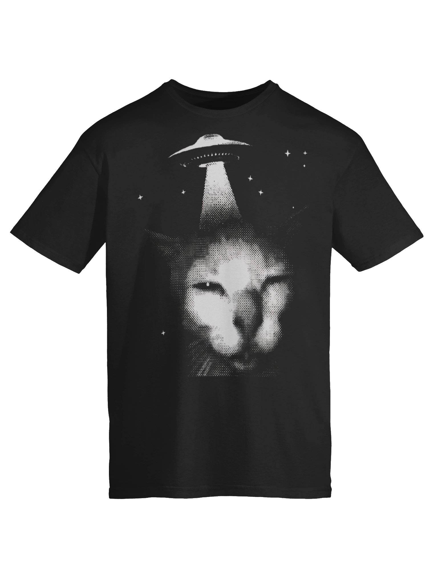 Alien Cat UFO T-Shirt product image (57)