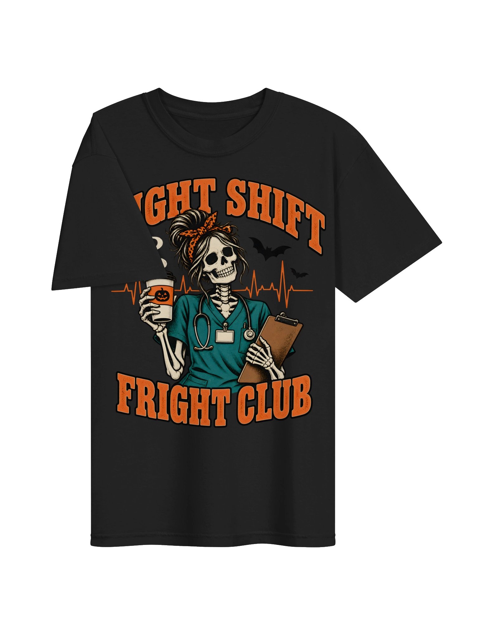 Night Shift Fright Club | Halloween Nurse Shirt product image (3)