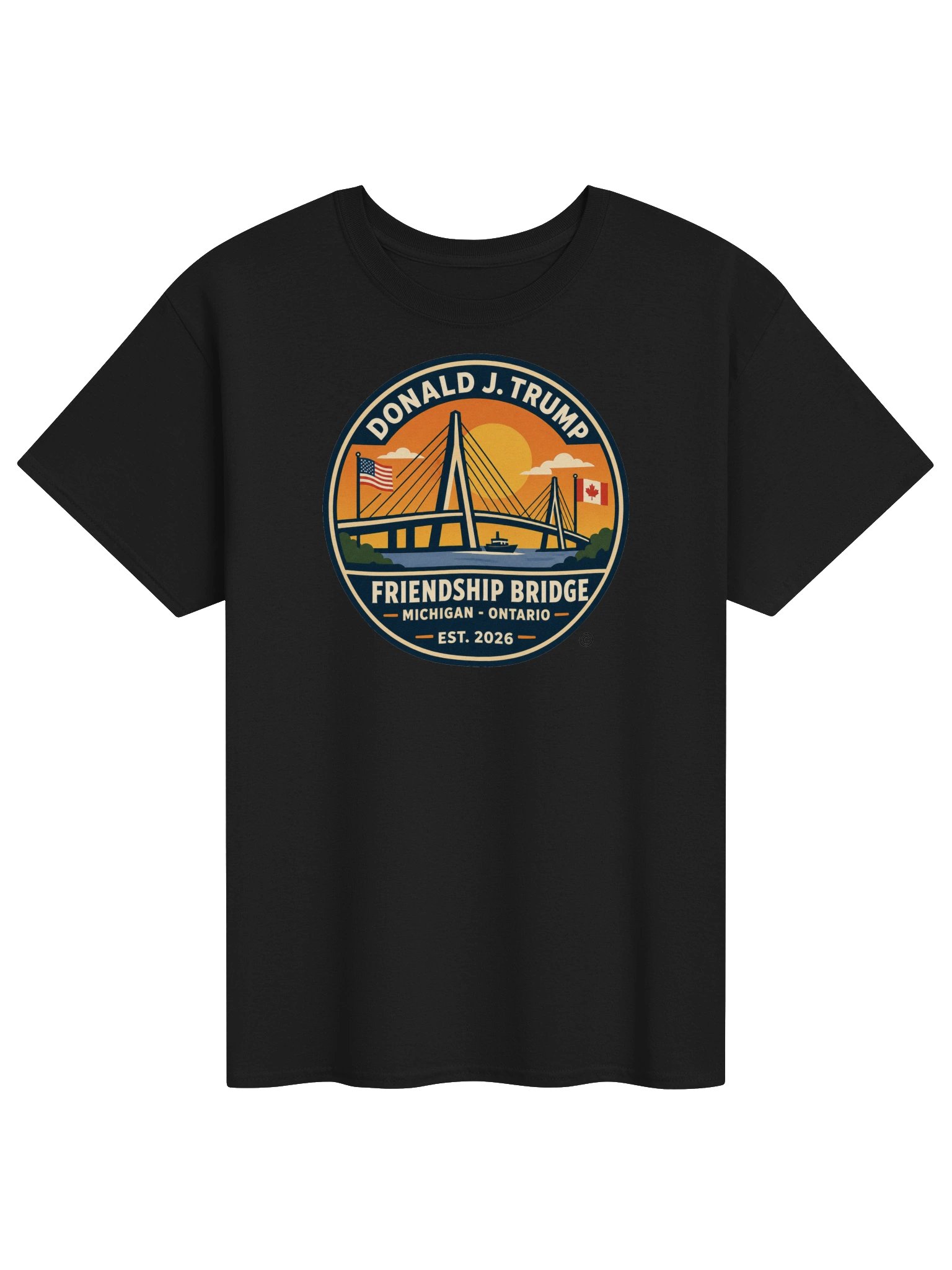 Gildan Heavyweight T-Shirt - Donald J. Trump Friendship Bridge™ product image (1)