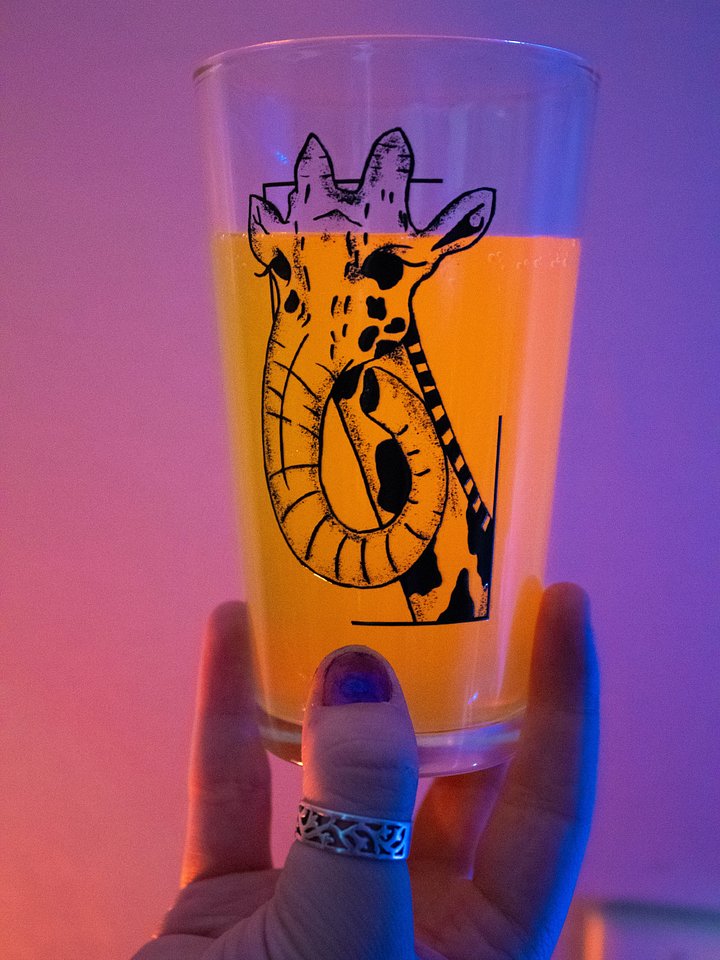 Giraffephant Pint Glass product image (1)