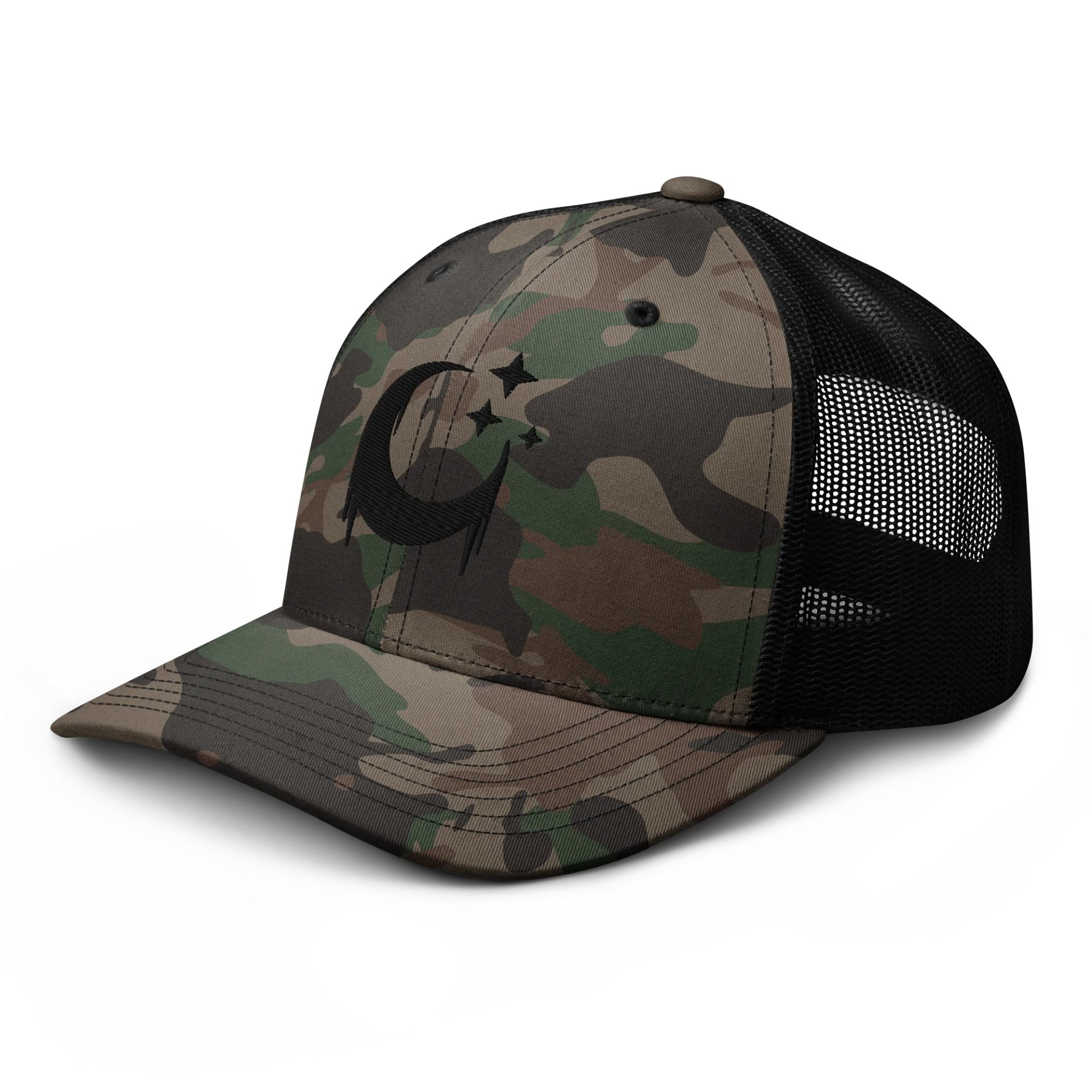 Toxic Moon Camo Trucker Hat product image (4)