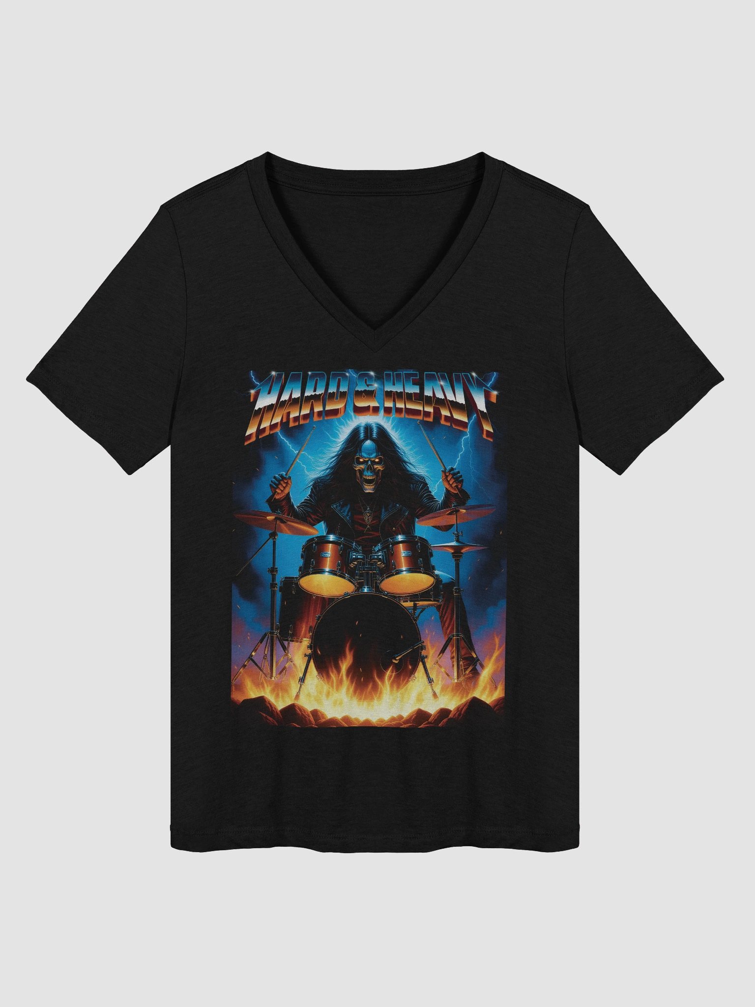 Skully Drummer Women's Tee product image (1)