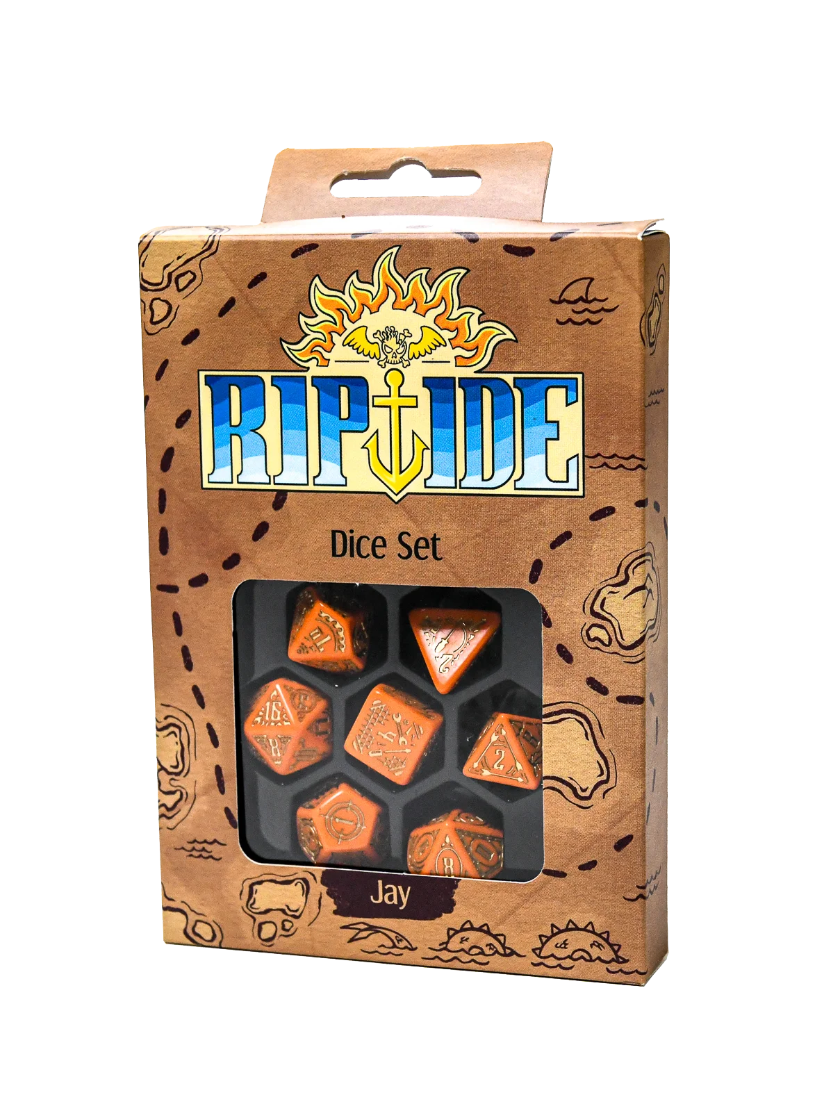 Jay Dice Set 7pcs - Riptide Character Dice product image (1)