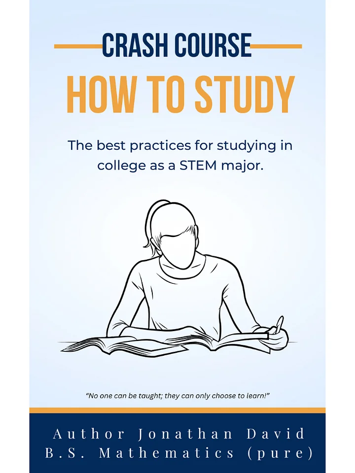 Copy of How to Study as a STEM Major product image (1)