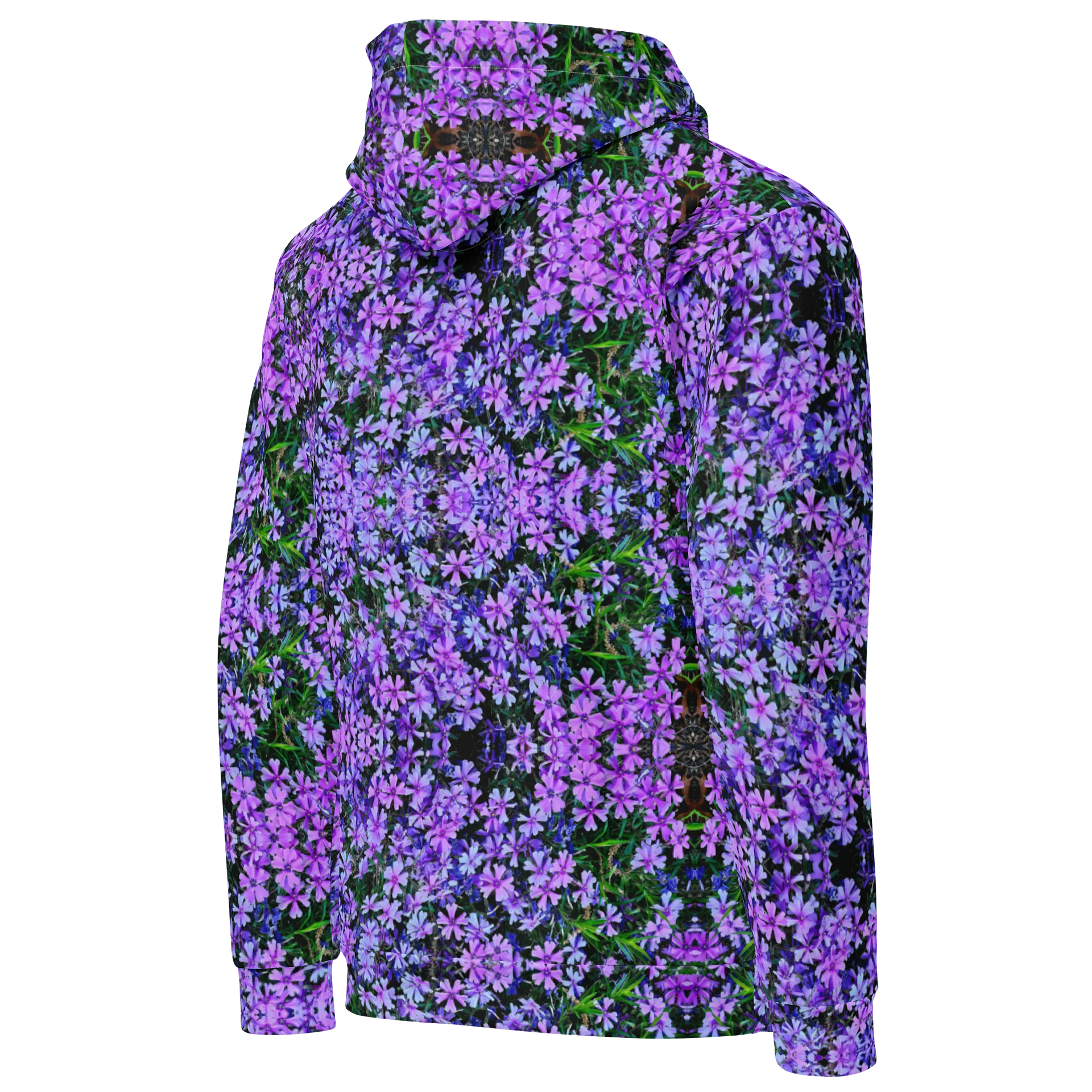 Purple Phlox Unisex Cotton Hoodie product image (4)