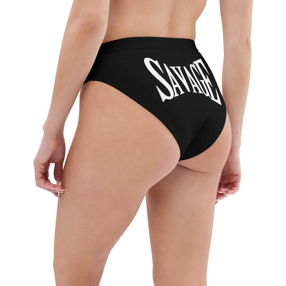 Eclipse Black High-Waisted Bikini Bottom product image (8)