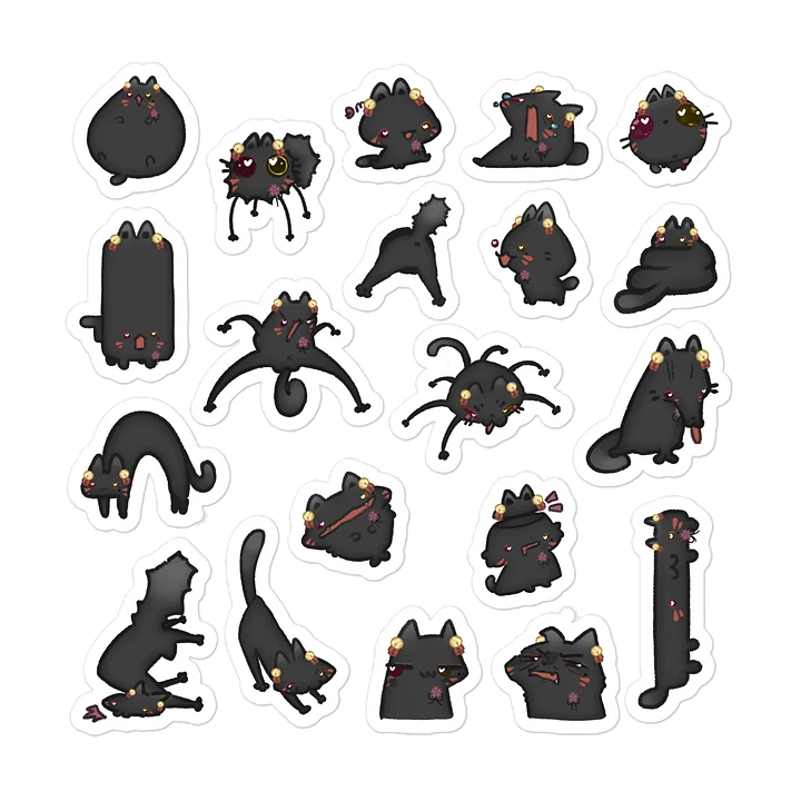 Feral Freak Sticker sheet (dark) product image (2)